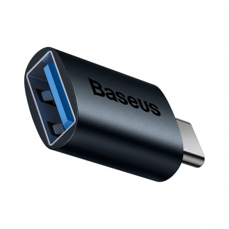 Baseus Ingenuity Series USB Type C na USB-A 3.2 gen 1 adaptér modrý (ZJJQ000003)