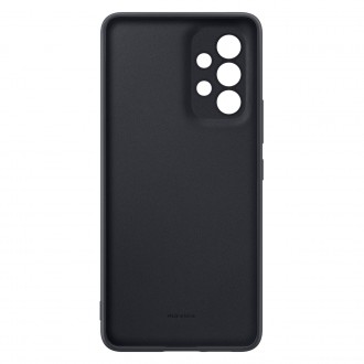 Gumový silikonový kryt Samsung Silicone Cover pro Samsung Galaxy A53 černý (EF-PA536TBEGWW)