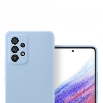 Gumové silikonové pouzdro Samsung Silicone Cover pro Samsung Galaxy A53 modré (EF-PA536TLEGWW)