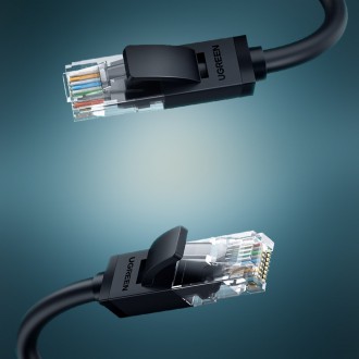 Ugreen flat LAN Ethernet Cat. 6 12m black (NW102)
