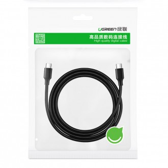 Ugreen USB Type C charging and data cable 3A 1.5m black (US286)