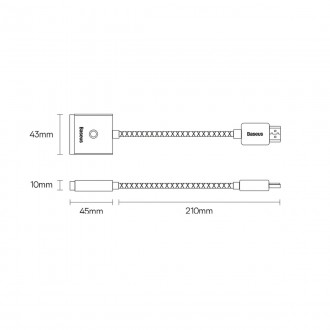 Baseus Lite Series plug adapter HDMI to VGA + mini jack 3.5mm / micro USB power supply white (WKQX010102)