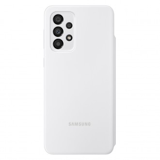 Knihovna Samsung S View Wallet Cover Galaxy A33 bílá (EF-EA336PWEGEE)