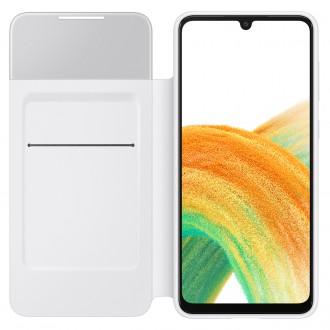 Knihovna Samsung S View Wallet Cover Galaxy A33 bílá (EF-EA336PWEGEE)