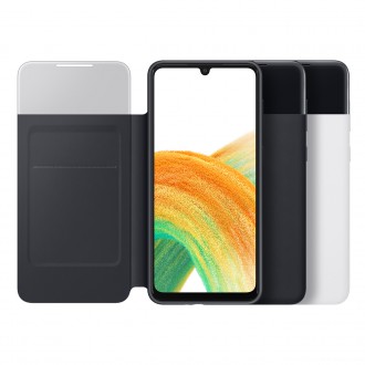 Knihovna Samsung S View Wallet Cover Galaxy A33 bílá (EF-EA336PWEGEE)