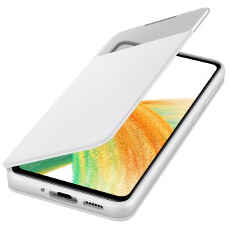 Knihovna Samsung S View Wallet Cover Galaxy A33 bílá (EF-EA336PWEGEE)