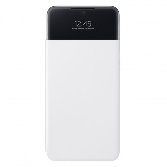 Knihovna Samsung S View Wallet Cover Galaxy A33 bílá (EF-EA336PWEGEE)