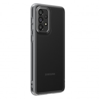 Samsung Soft Clear Cover TPU Gel Case Flower Cover for Samsung Galaxy A33 black (EF-QA336TBEGWW)