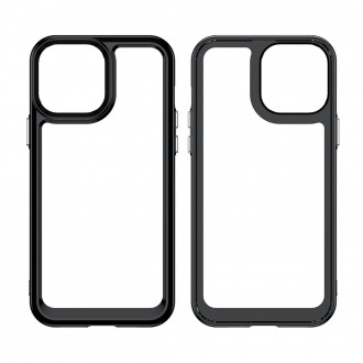 Outer Space Case for iPhone 12 Pro hard cover with gel frame red
