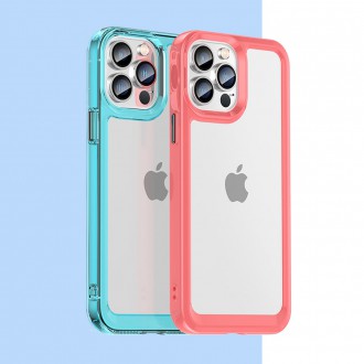 Outer Space Case Case for iPhone 12 Pro Max Hard Cover with Gel Frame Pink