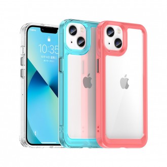 Outer Space Case case for iPhone 13 hard cover with a gel frame black