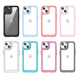 Outer Space Case case for iPhone 13 hard cover with a gel frame black