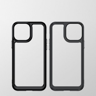 Outer Space Case for iPhone 13 Pro hard cover with gel frame red
