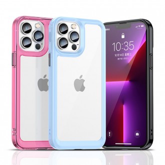 Outer Space Case Case for iPhone 13 Pro Max Hard Cover with Gel Frame Transparent