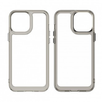 Outer Space Case Case for iPhone 13 Pro Max Hard Cover with Gel Frame Transparent
