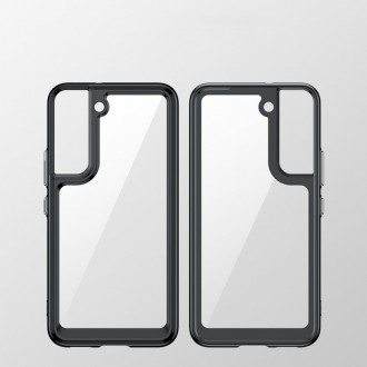 Outer Space Case Case for Samsung Galaxy S22 Hard Cover with Gel Frame Blue