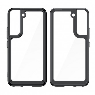 Outer Space Case Case for Samsung Galaxy S22 Hard Cover with Gel Frame Red