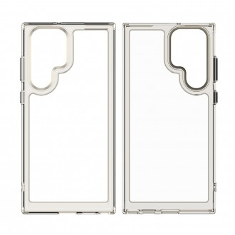 Outer Space Case Case for Samsung Galaxy S22 Ultra Hard Cover with Gel Frame Red
