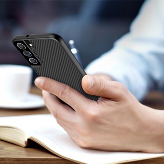 Nillkin Synthetic Fiber Case armored cover for Samsung Galaxy S22 black