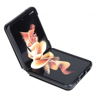 Kožené pouzdro Nillkin Qin pro Samsung Galaxy Z Flip 3 černé