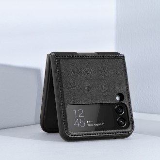 Kožené pouzdro Nillkin Qin pro Samsung Galaxy Z Flip 3 černé