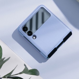Kožené pouzdro Nillkin Qin pro Samsung Galaxy Z Flip 3 černé