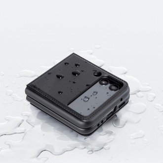 Kožené pouzdro Nillkin Qin pro Samsung Galaxy Z Flip 3 černé