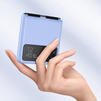Kožené pouzdro Nillkin Qin pro Samsung Galaxy Z Flip 3 černé