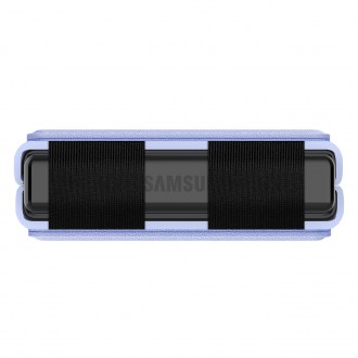 Kožené pouzdro Nillkin Qin pro Samsung Galaxy Z Flip 3 fialové
