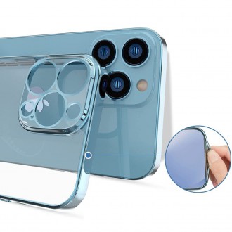 Kingxbar Wish Series case decorated with original Swarovski Crystals iPhone 13 Pro blue