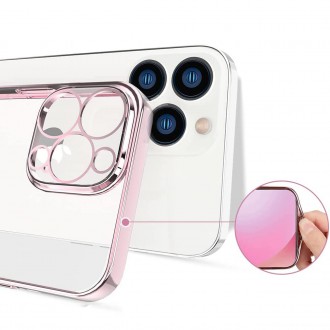 Kingxbar Wish Series case decorated with original Swarovski Crystals iPhone 13 Pro Max pink