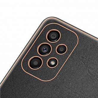 Dux Ducis Yolo elegant cover made of ecological leather for Samsung Galaxy A33 5G black