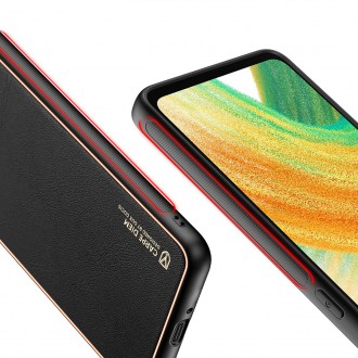 Dux Ducis Yolo elegant cover made of ecological leather for Samsung Galaxy A33 5G black
