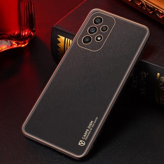 Dux Ducis Yolo elegant cover made of ecological leather for Samsung Galaxy A33 5G black
