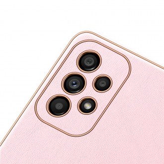 Dux Ducis Yolo elegant cover made of ecological leather for Samsung Galaxy A33 5G pink