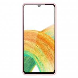 Dux Ducis Yolo elegant cover made of ecological leather for Samsung Galaxy A33 5G pink
