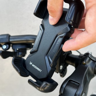 [RETURNED ITEM] Wozinsky strong phone holder for the handlebar of a bicycle, motorcycle, scooters black (WBHBK6)