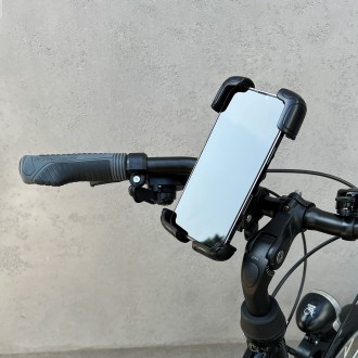 [RETURNED ITEM] Wozinsky strong phone holder for the handlebar of a bicycle, motorcycle, scooters black (WBHBK6)