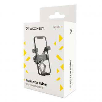 [RETURNED ITEM] Wozinsky gravity phone holder for car grille black (WCHBK7)