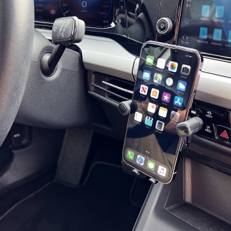 [RETURNED ITEM] Wozinsky gravity phone holder for car grille black (WCHBK7)