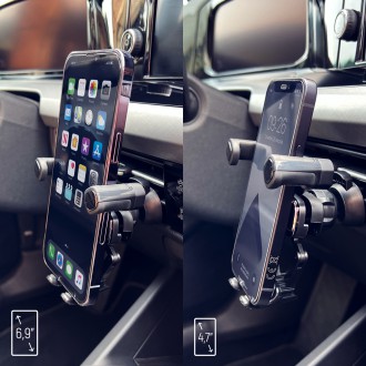 [RETURNED ITEM] Wozinsky gravity phone holder for car grille black (WCHBK7)