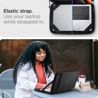 Spigen RUGGED ARMOR POUCH &quot;PRO&quot; LAPTOP 13-14 ČERNÁ