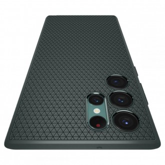 Spigen LIQUID AIR GALAXY S22 ULTRA ABYSS ZELENÁ