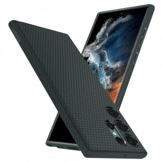 Spigen LIQUID AIR GALAXY S22 ULTRA ABYSS ZELENÁ