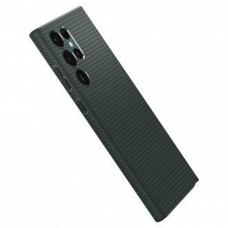 Spigen LIQUID AIR GALAXY S22 ULTRA ABYSS ZELENÁ