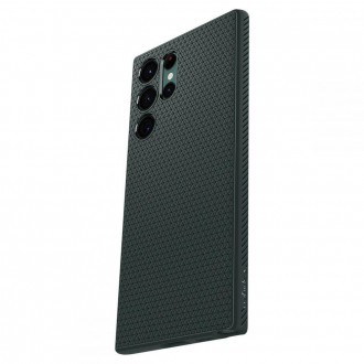 Spigen LIQUID AIR GALAXY S22 ULTRA ABYSS ZELENÁ