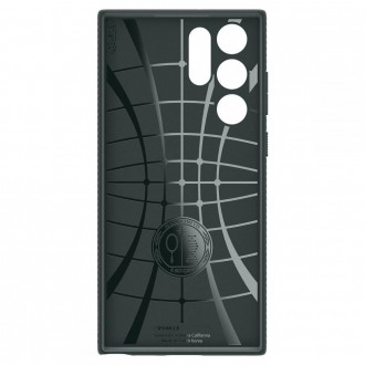 Spigen LIQUID AIR GALAXY S22 ULTRA ABYSS ZELENÁ