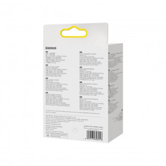Baseus Compact nabíječka 2x USB 10,5W bílá (CCXJ010202)