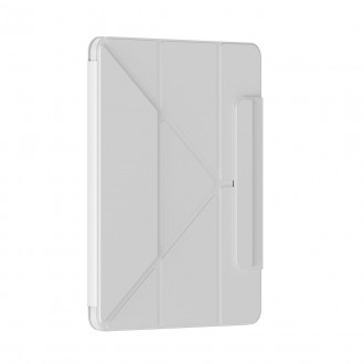 Baseus Safattach pouzdro typu Y pro iPad Pro 12,9&quot; kryt 2018/2020/2021 se stojánkem bílý (ARCX010102)