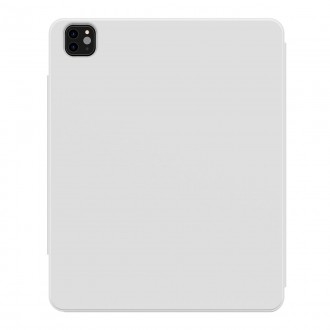 Baseus Safattach pouzdro typu Y pro iPad Pro 12,9&quot; kryt 2018/2020/2021 se stojánkem bílý (ARCX010102)